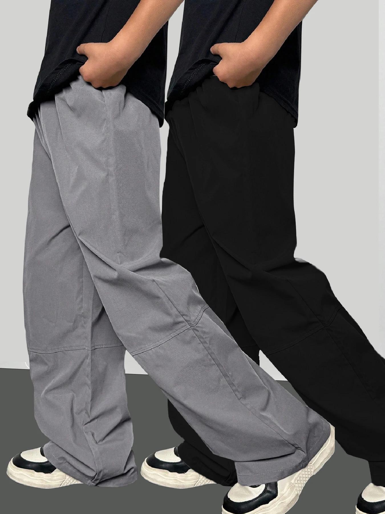 Pantalons pour garçons, salopettes, style multi-poches, taille grande et moyenne pour enfants, adapt