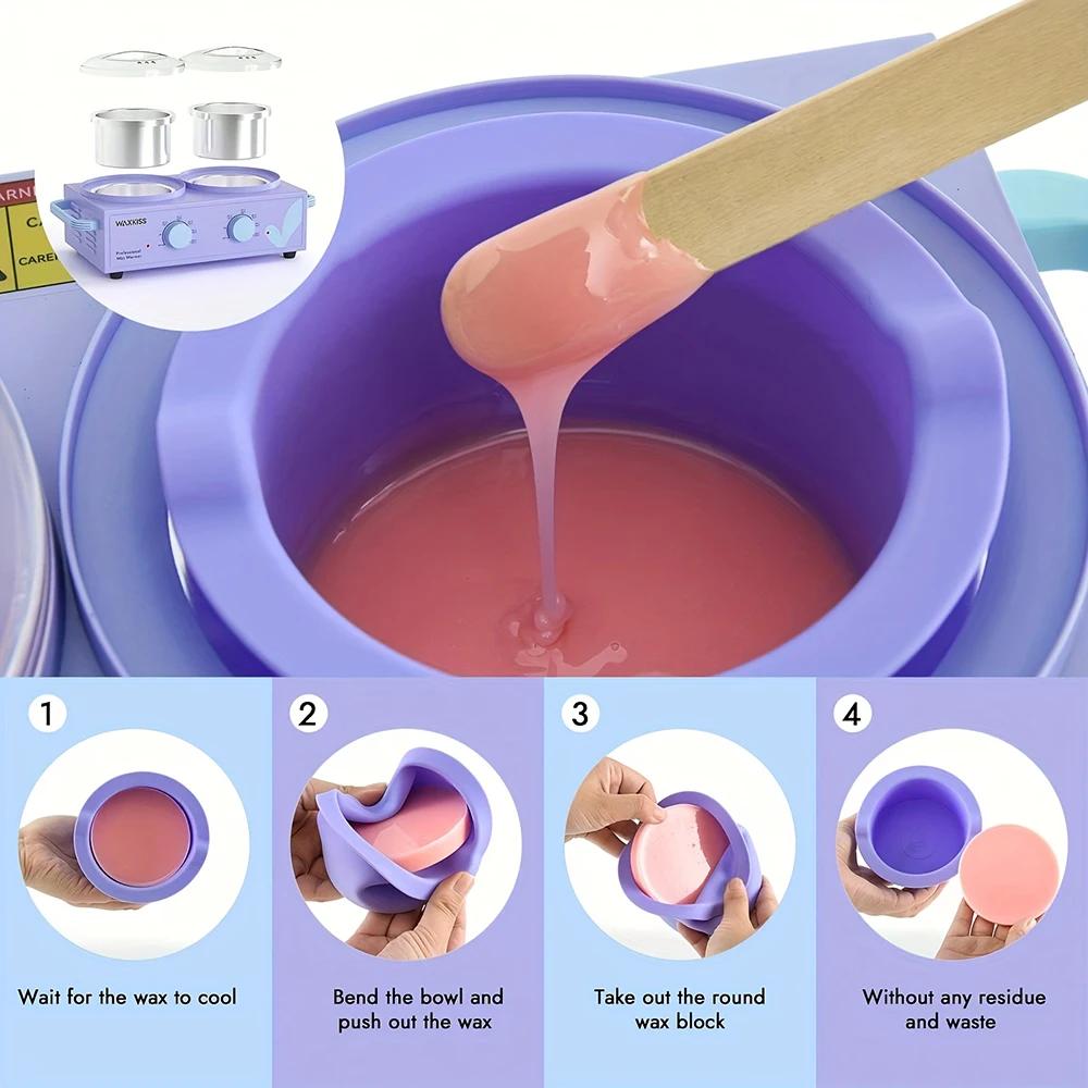 Ensemble d'accessoires d'épilation en Silicone pour femmes, sans alcool, idéal pour le visage et le