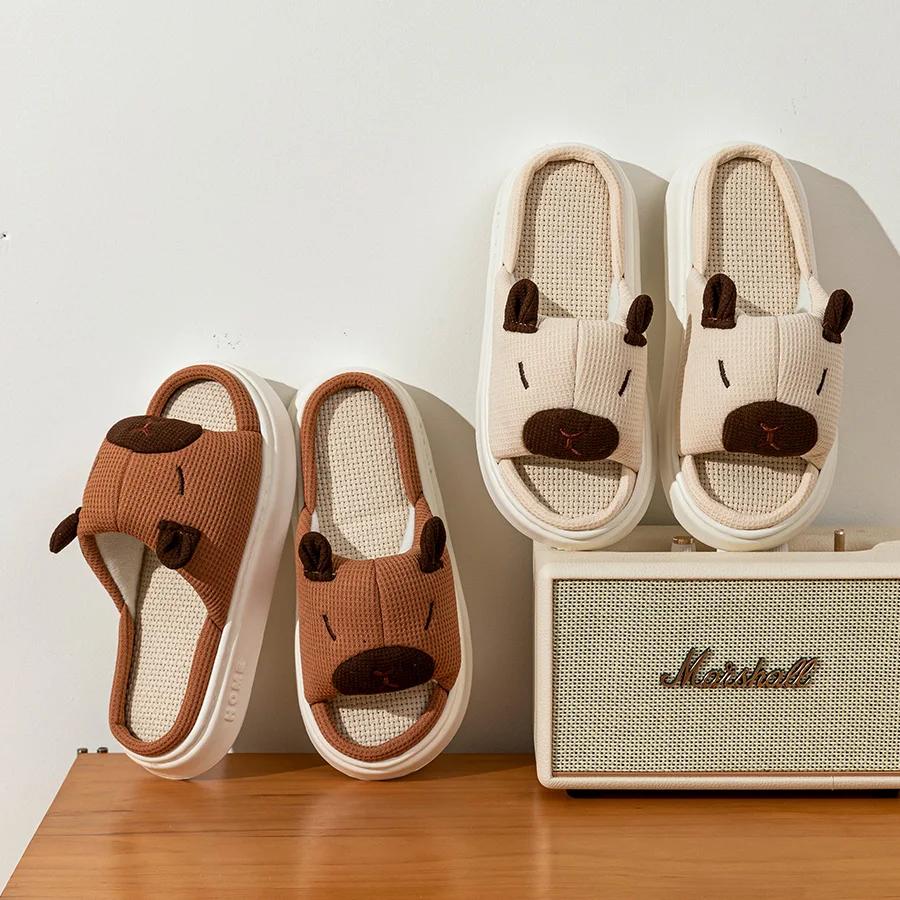 Chaussons pour enfants Capibala mignons et tendance pour le printemps et l'automne, confort intérieu