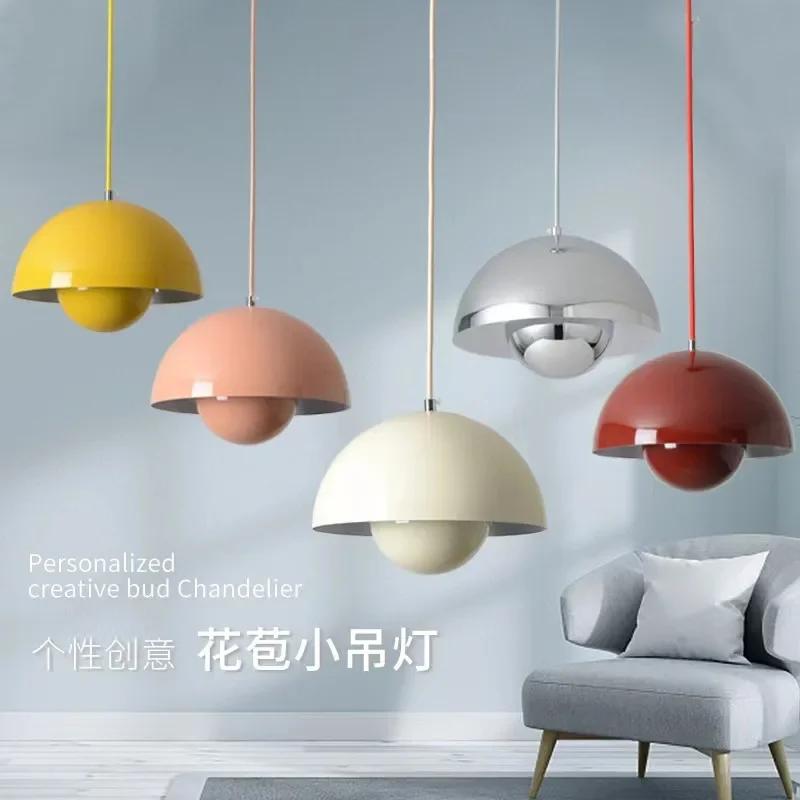 23 cm lustre créatif chambre étude Restaurant lampes suspendues lampe décorative multicolore en opti