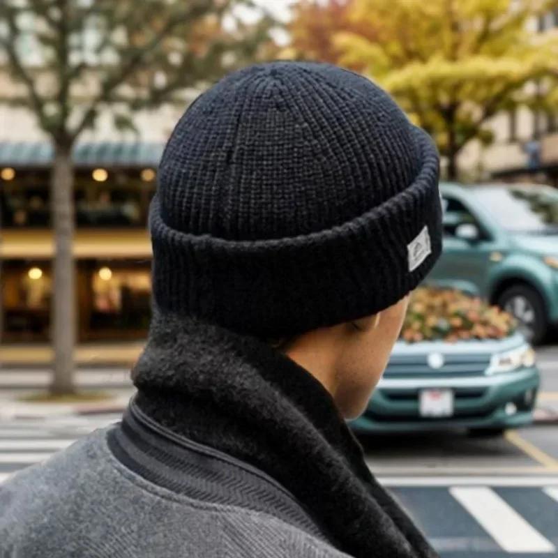 2 in1 hiver masque bonnets chapeaux chaud tricoté cagoule chapeaux coupe-vent solide plein visage Sk
