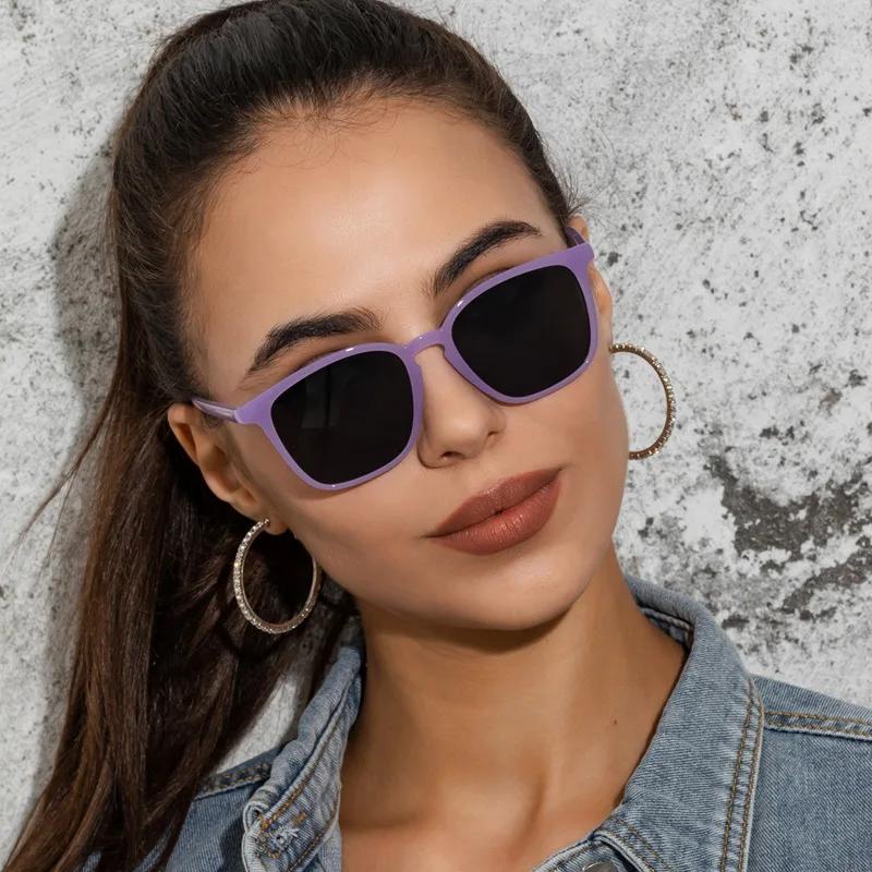 Lunettes de soleil carrées vintage tendance pour femmes, lunettes de soleil de marque de luxe, lunet