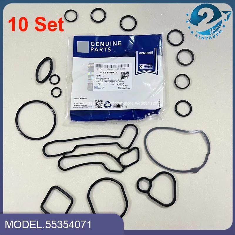 Kit de joints de refroidisseur d'huile, 10 ensembles, adaptés à Chevrolet Cruze 1,6l 1,8l Sonic Astr