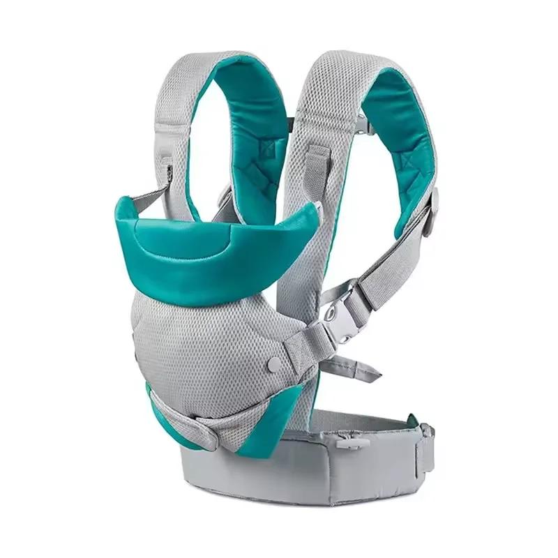 Sangle bébé multifonction 4 en 1 convertible - Porte-bébé kangourou extensible pour nouveau-né et tout-petit