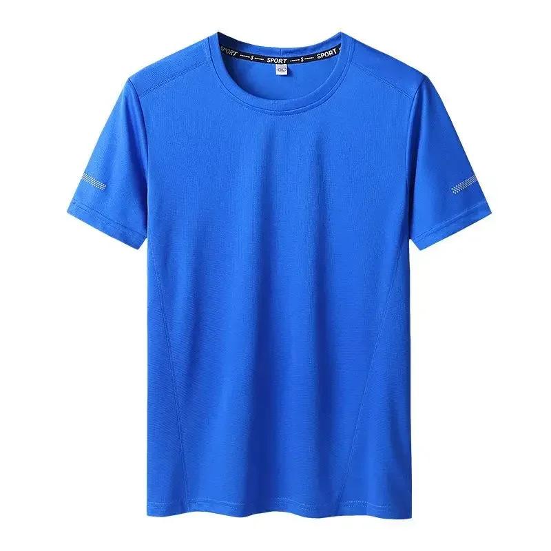 T-shirt grande taille 9XL pour hommes T-shirt à séchage rapide pour hommes col rond grande taille à