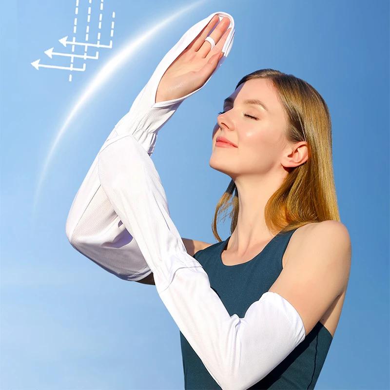 Manches de bras solaires anti-UV pour femmes, manches anti-coups de soleil, protection solaire pour