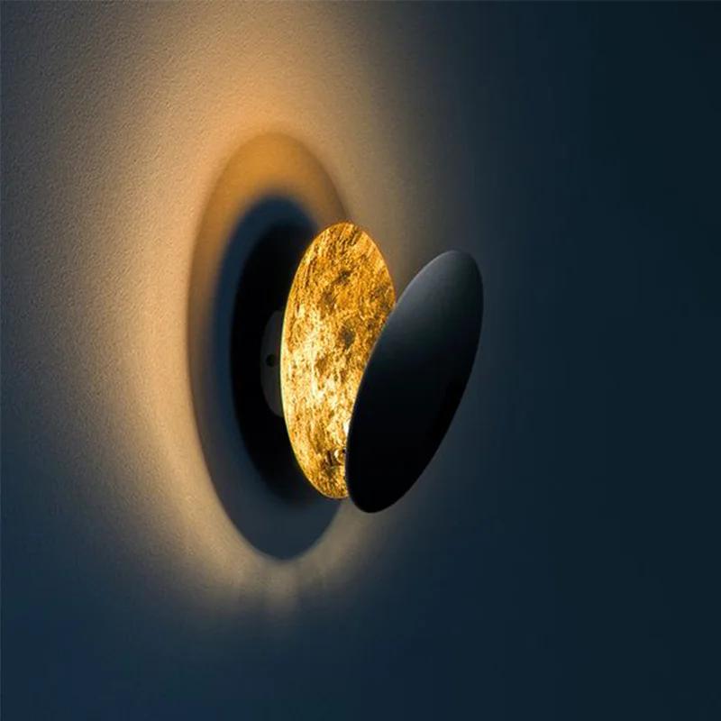 Moon Concept – applique murale solaire en éclipse, style nordique Vintage, luminaire décoratif d'int