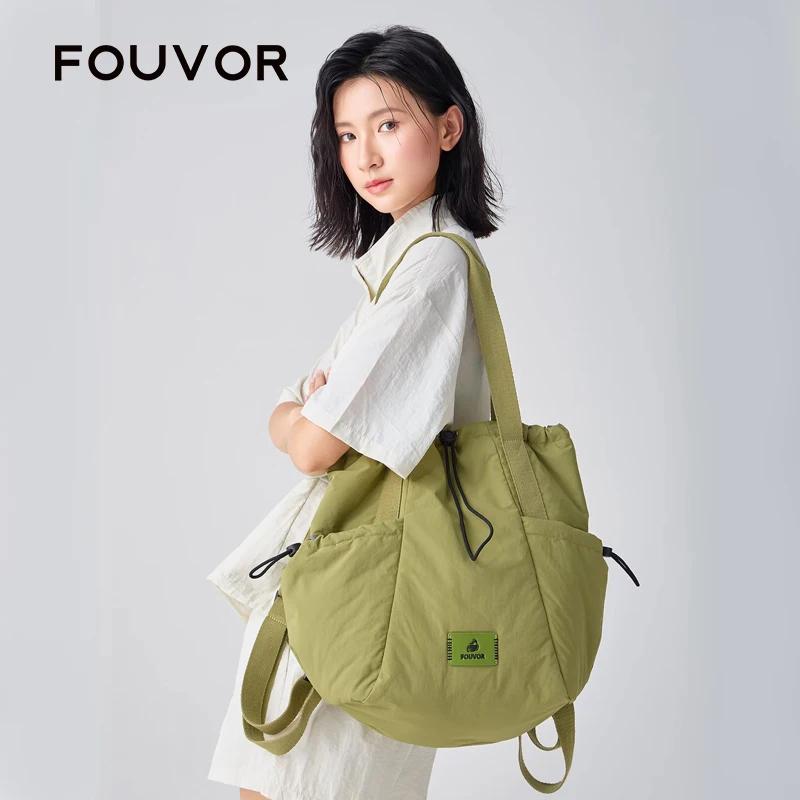 FOUVOR – sac à dos léger pour femmes, sac de voyage multifonctionnel avec cordon de serrage pour ord