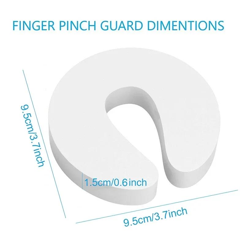 6 pièces porte doigt pincement gardes bébé à l'épreuve portes Slam bouchon Extra doux mousse protect