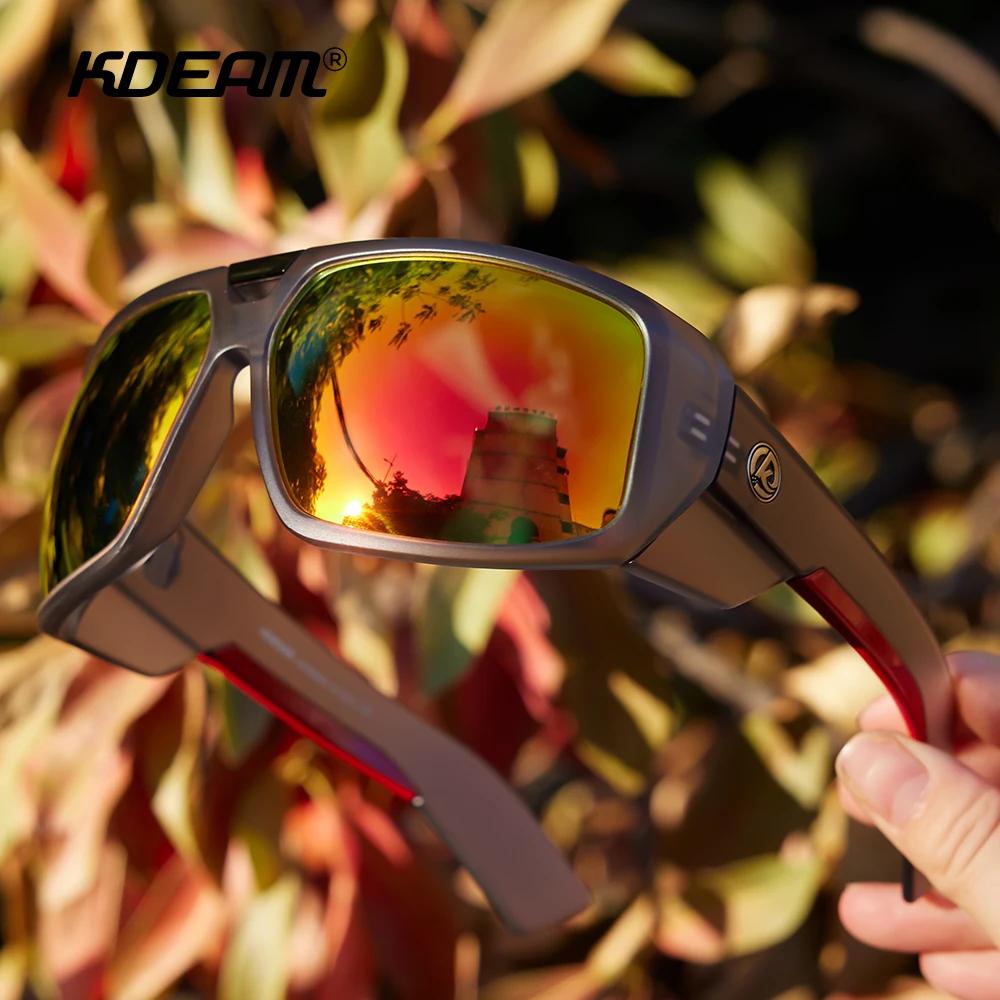 KDEAM Muscle Car Styling et performances sérieuses lunettes de soleil polarisées pour hommes lunette