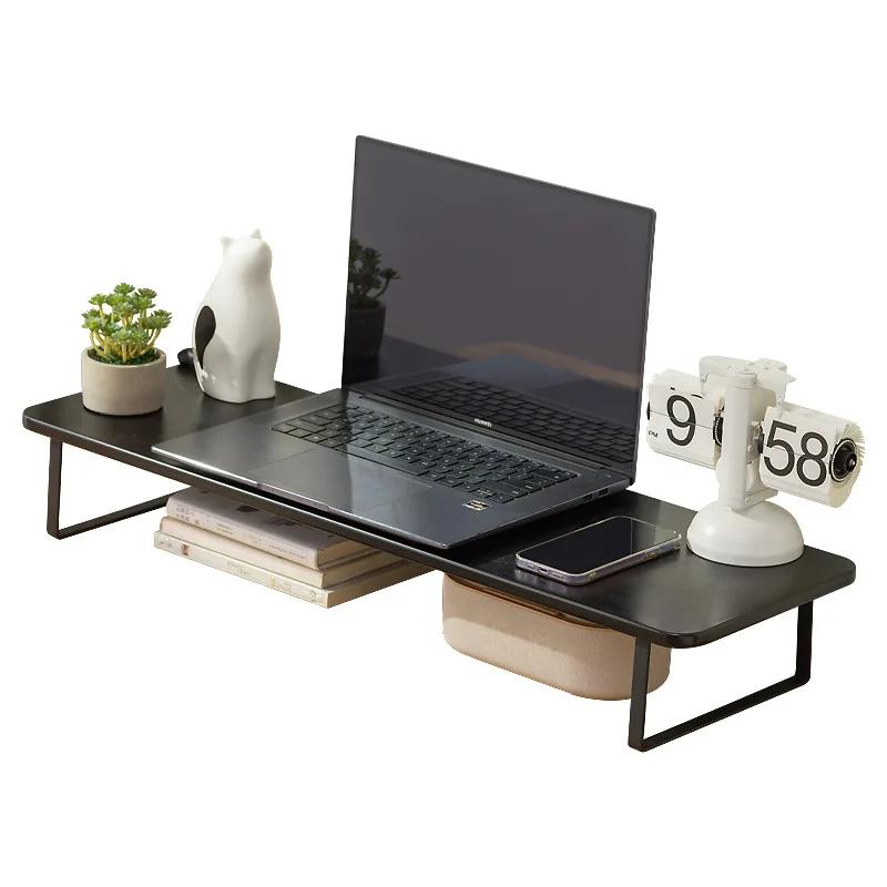 Support de rehaussement pour ordinateur de bureau, support de rangement pour bureau, support de base