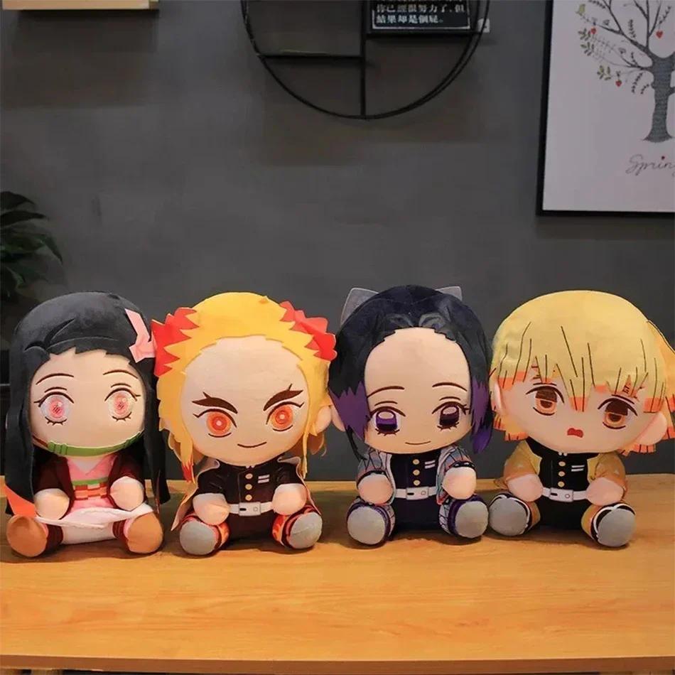 @ 20cm chaud japon démon Slayer poupées en peluche belle Anime Kimetsu No Yaiba Kamado Tanjirou Nezu