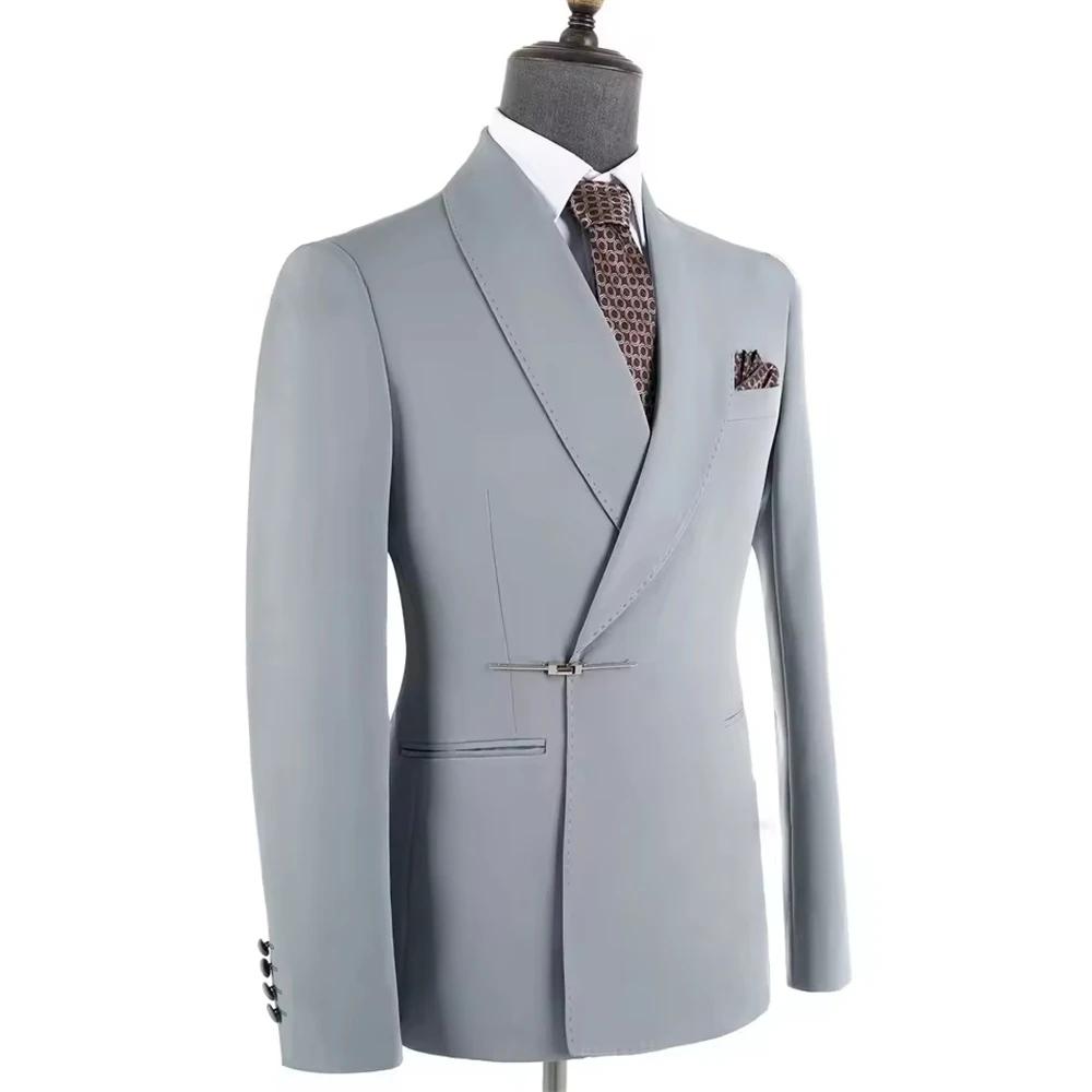 Costumes en corail pour hommes, nouvelle collection de haute qualité, élégant, boucle à dégagement l