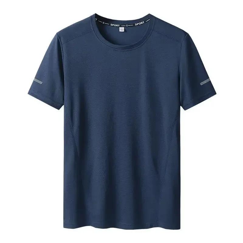 T-shirt grande taille 9XL pour hommes T-shirt à séchage rapide pour hommes col rond grande taille à