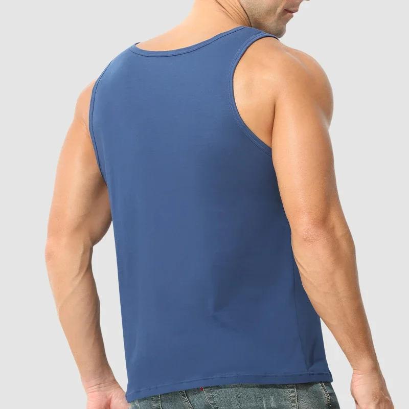 Gilet en pur coton pour hommes, respirant, mince, sport pour jeunes, fondation, hurdle I, ample, été