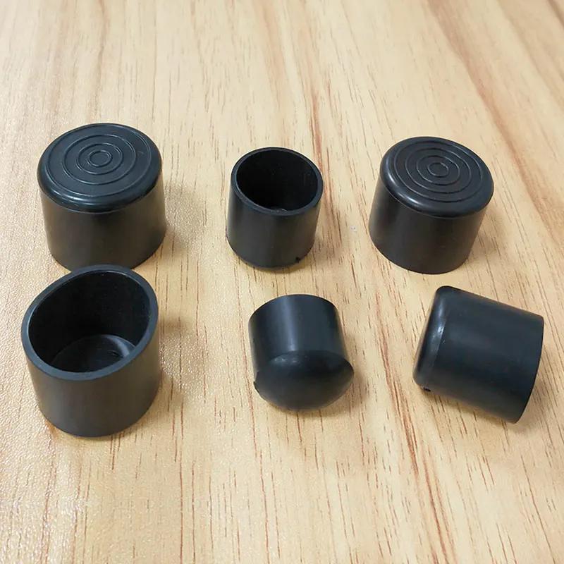 Couvre-pieds de chaise rond en caoutchouc et Silicone, couvre-pieds antidérapants, protecteurs de so