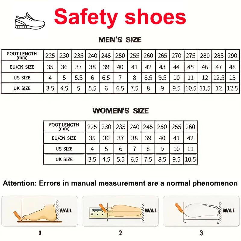 Chaussures de sport décontractées basses, anti-écrasement, anti-perforation, chaussures de travail p