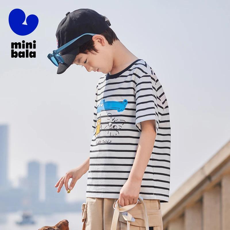 Mini Bala enfants T-Shirt rafraîchissant et antibactérien été nouveau haut évacuant l'humidité et à