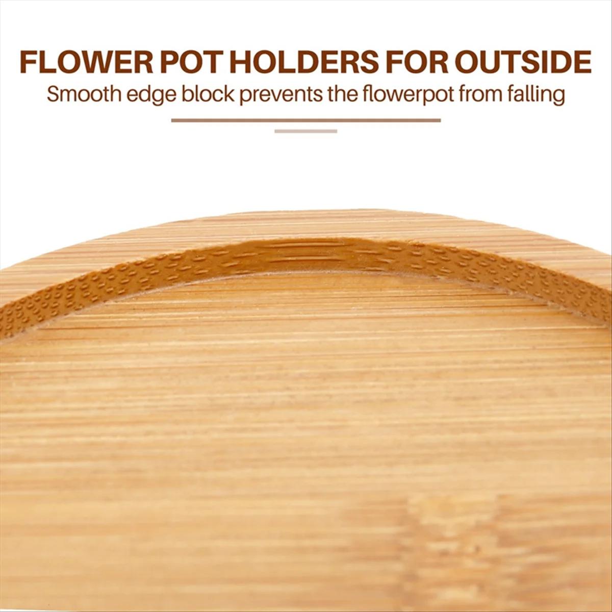 Support de plante en bois pour intérieur et extérieur, support de base de pot de fleur, tabouret hau