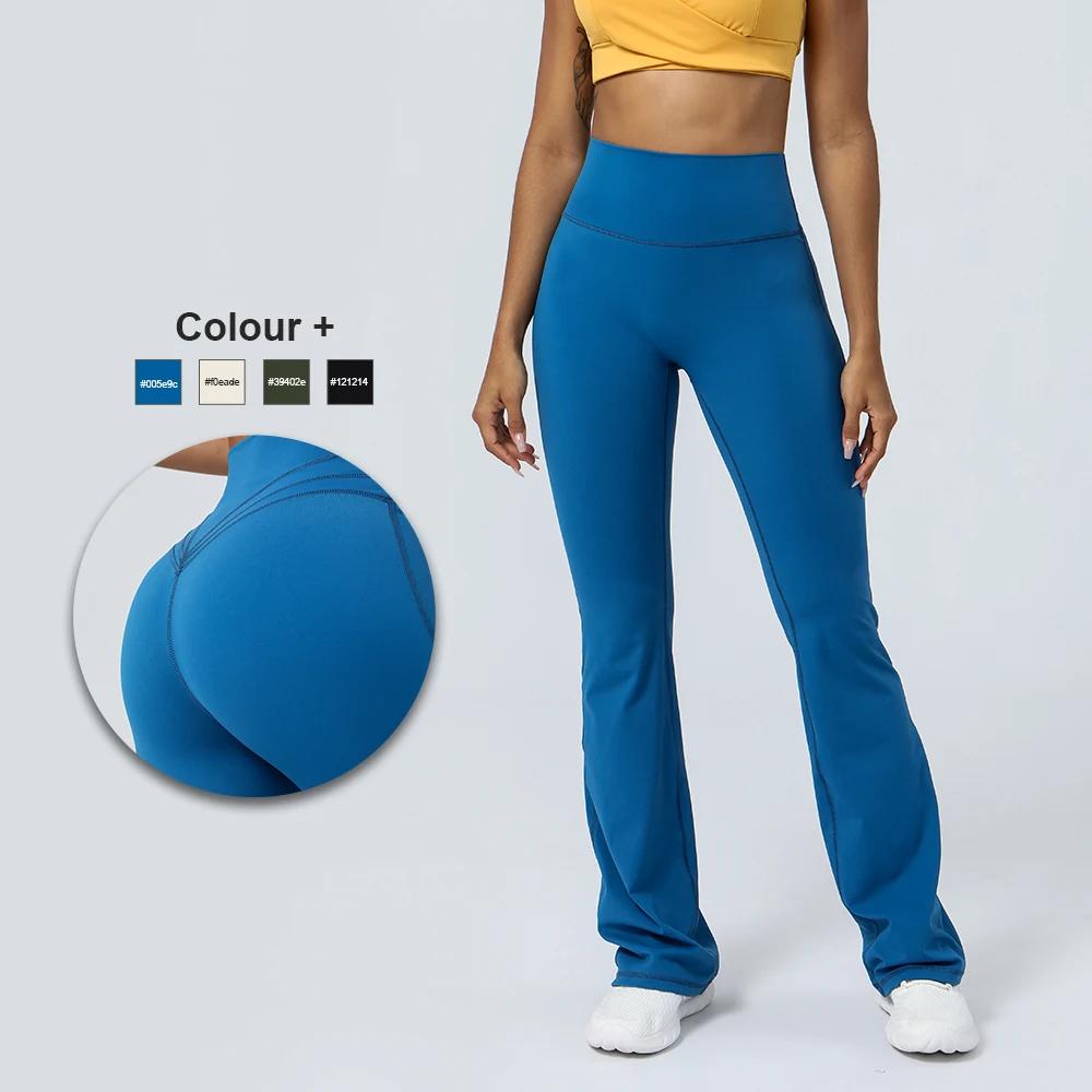 Leggings évasés de Yoga pour femmes, taille haute, danse, Pilates, Fitness, gymnastique, levage des