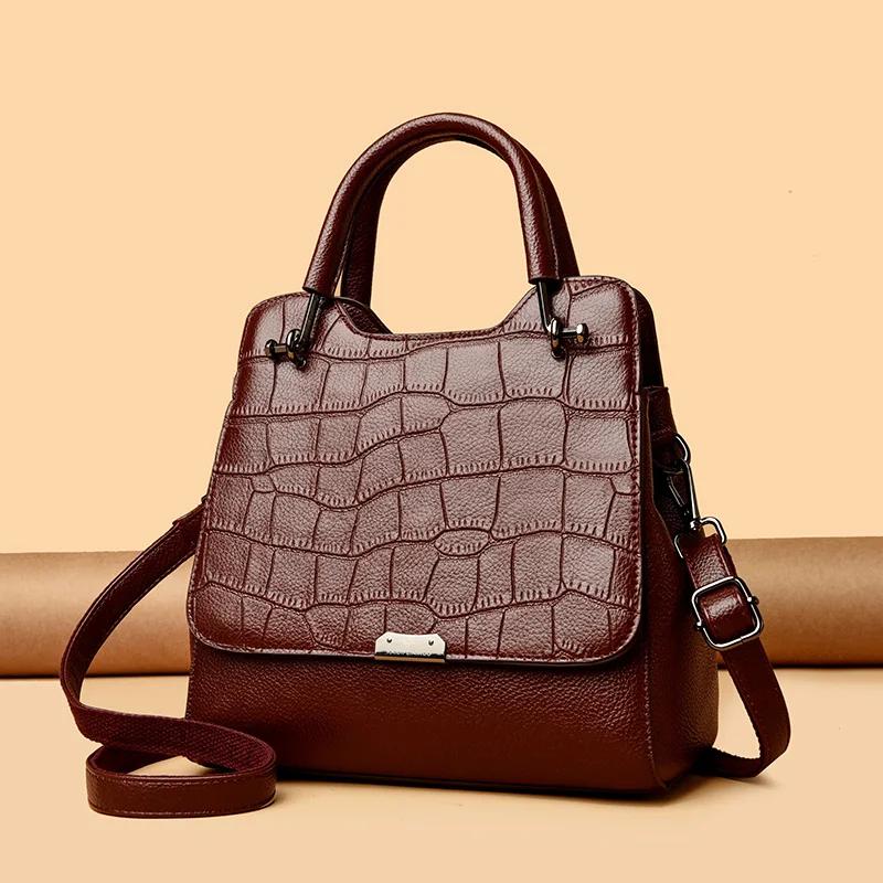 Femmes Vintage seau sac à bandoulière en cuir PU grande capacité sac à main sac à main dames mode sa