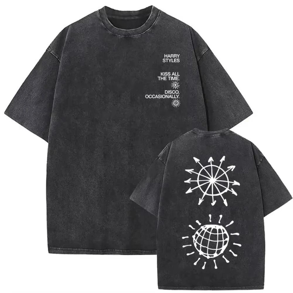 T-shirt vintage délavé Harry Styles « Together » Tour 2026 pour hommes et femmes, mode pop musicale,