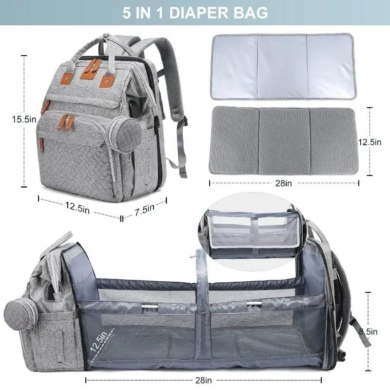 Sacs Proxy pour Couches pour Bébé, Station Portable, Lit de Voyage, Couffin Pliable, Ombre CPull, Co