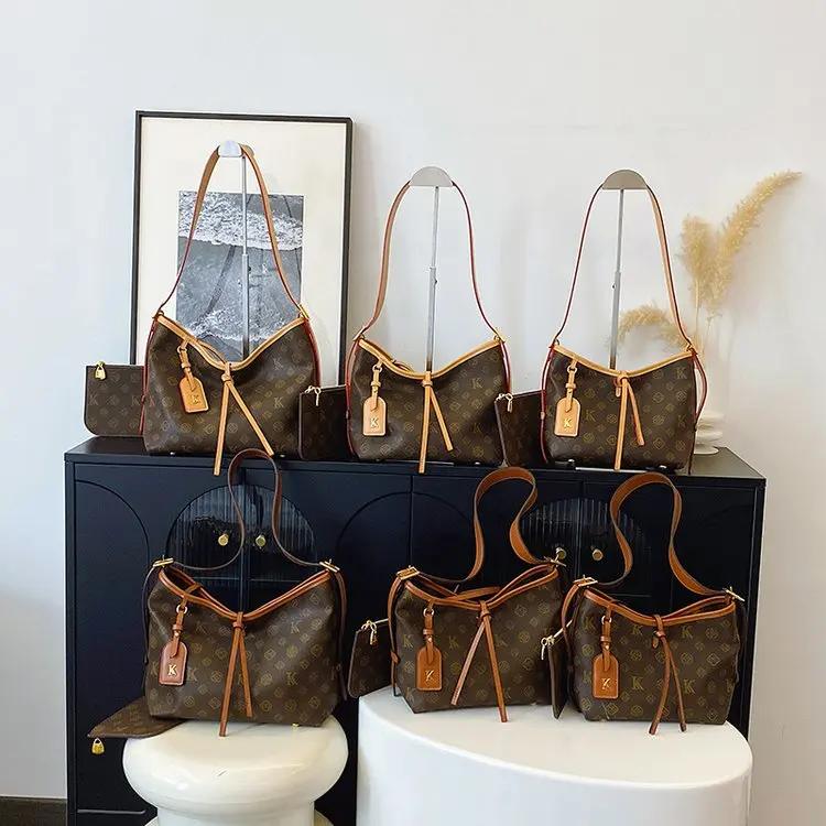 Sacs à langer tendance de couleur unie pour femmes, sac à bandoulière classique parisien, sac messag