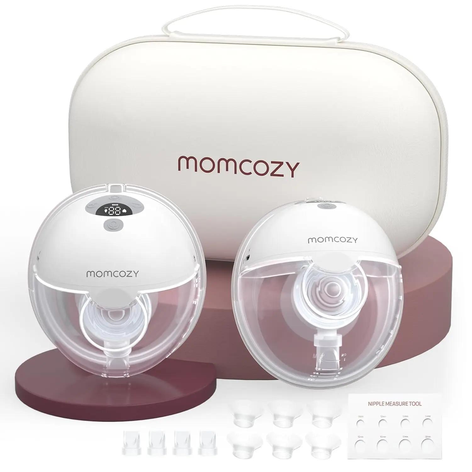 Momcozy-Tire-Lait Mains Libres M5, Tire-Lait Portable de Bouche de Bébé, Gluttage Double Scellé avec