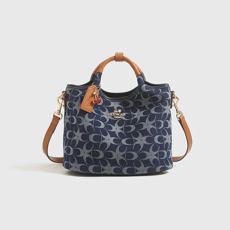 Sac à langer chic en cuir unique, sac bandoulière tendance pour femme, sac fourre-tout élégant pour