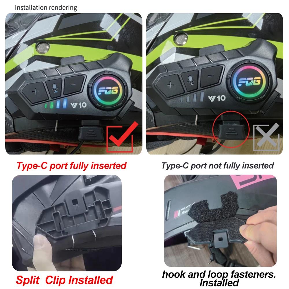 X3/Y10 casque de moto casque Bluetooth 5.3 contrôle vocal moto sans fil mains-on parlant casque étan