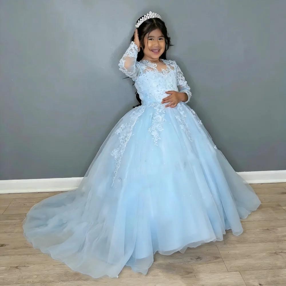 Robe de soirée blanche pour enfants 2026Sleeve Performance Host Birthday Kids, longue, style tutu, a