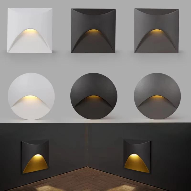 Lampe murale d'escalier 3W, éclairage d'escalier intérieur, lumière de couloir, lumière de nuit, AC8