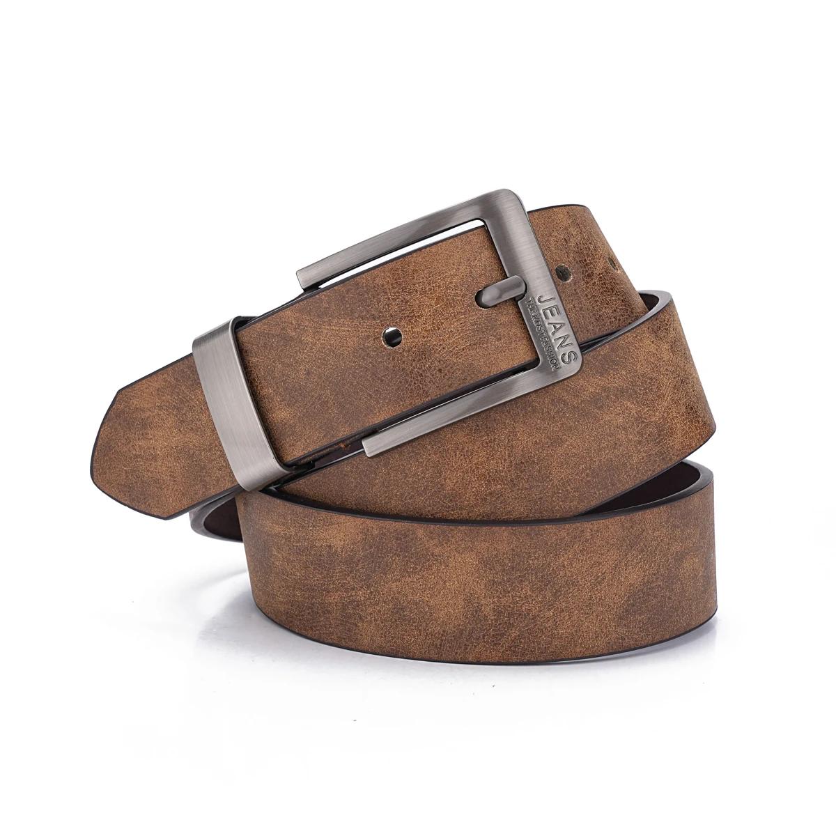 Une ceinture rétro décontractée pour hommes et femmes, style occidental! Ceinture en cuir PU avec bo