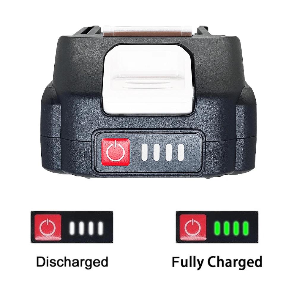 PATUOPRO 18-21V 2.0 4.0 6.0 8.0Ah batterie au Lithium Rechargeable pour Makita 18V clé de forage éle