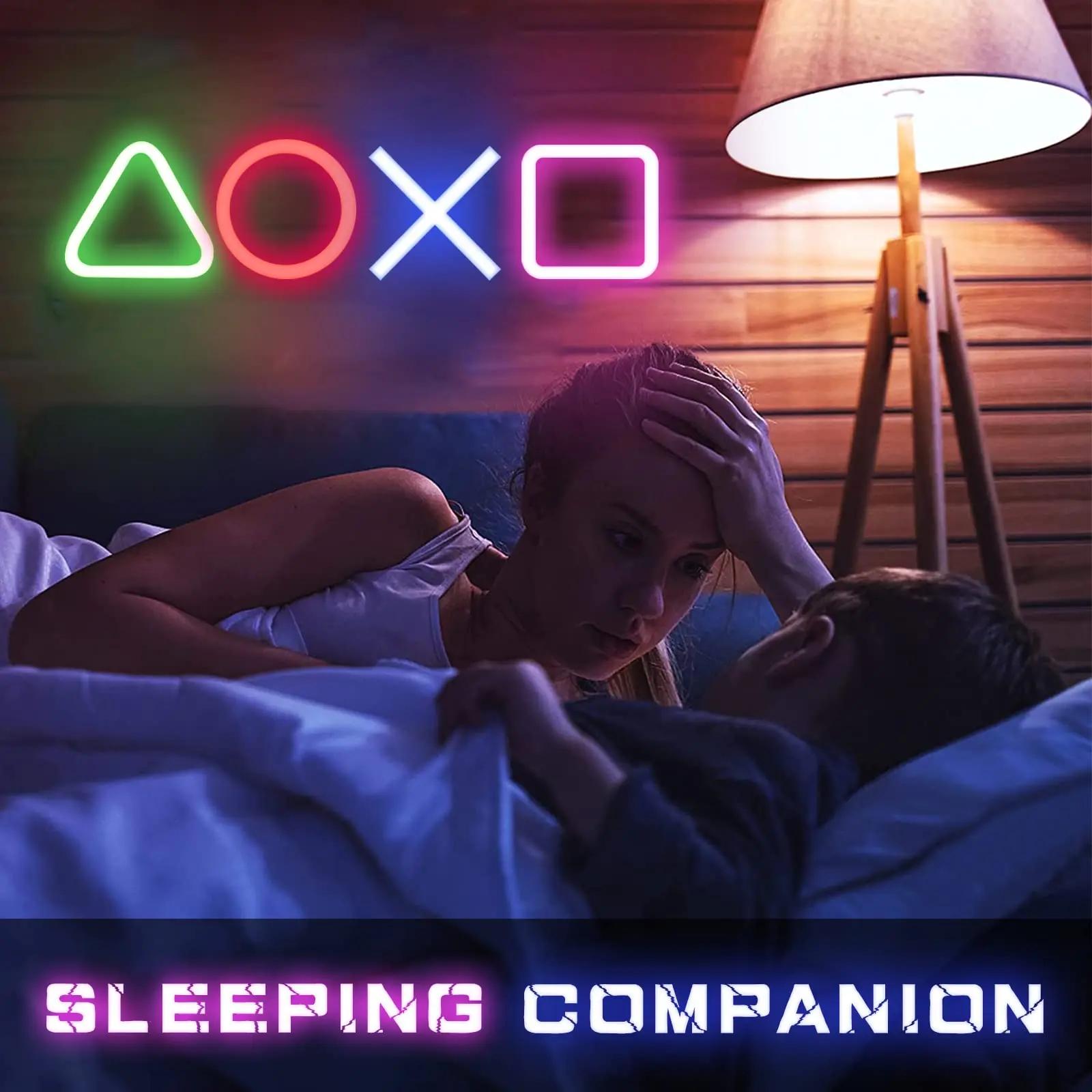 Enseigne au néon personnalisée PS4 jeu icône lumière pour tenture murale atmosphère Playstation lamp