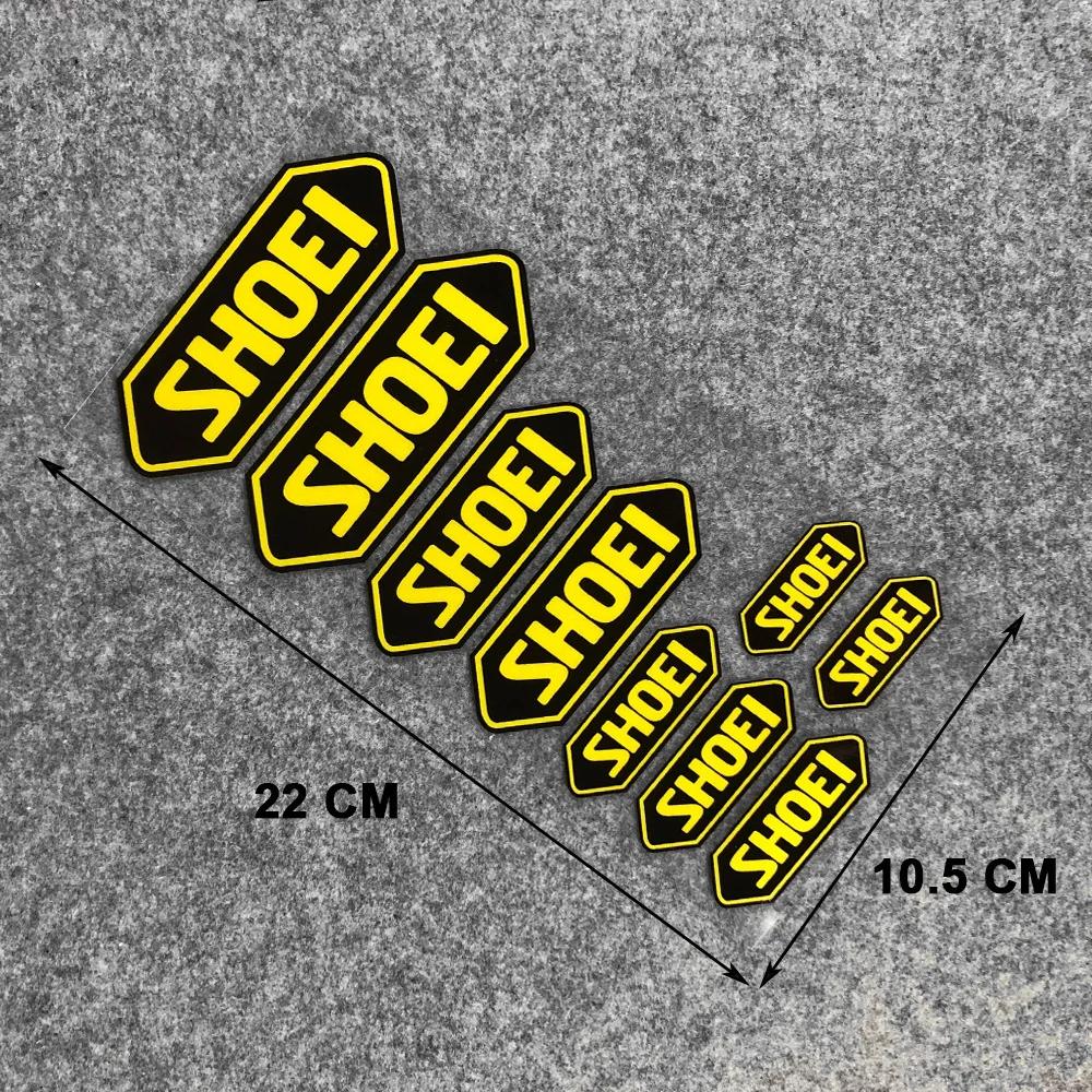 Autocollant de couleur réfléchissante pour casque SHOEI, rénovation de moto, décoration étanche, acc