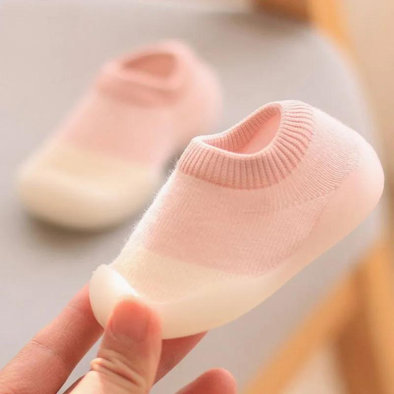 Chaussures bébé premiers marcheurs confortables garçons filles enfants en caoutchouc doux semelle an