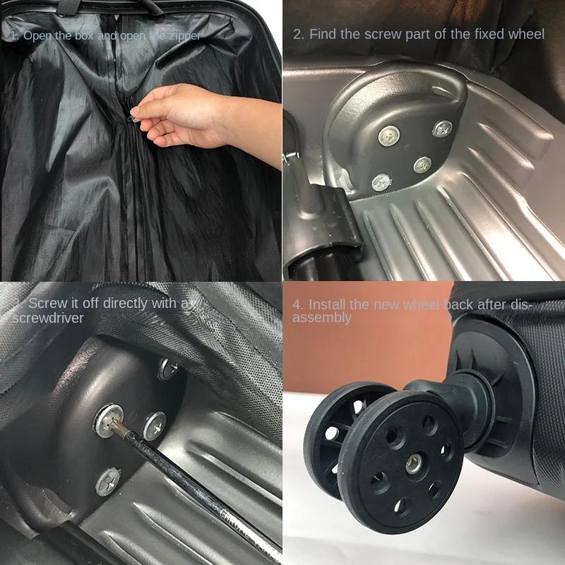 Convient pour Samsonite JY-105 valise roue remplacement chariot cas universel roue accessoires répar