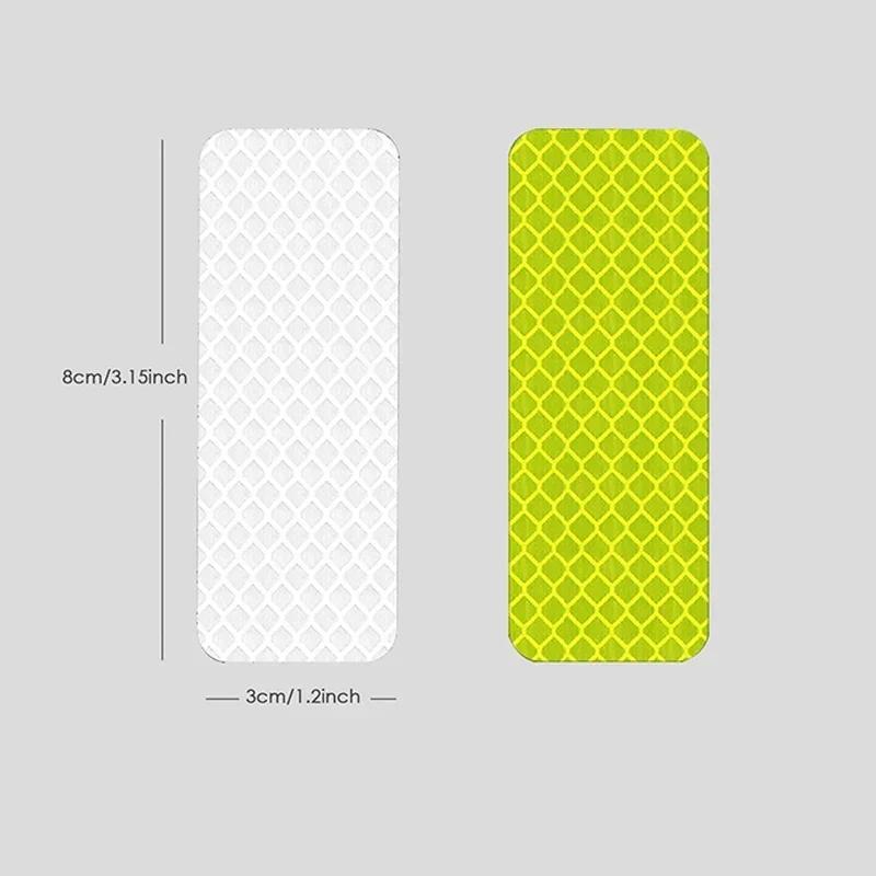 Patch réfléchissant Anti-collision de nuit étanche, 10 pièces, accessoires de poussette multifonctio