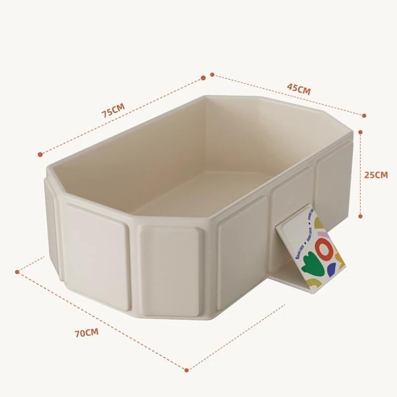 Grande baignoire bébé pliable 0-5 ans - Bassin de bain tout-en-un garde-chaleur pour nouveau-nés