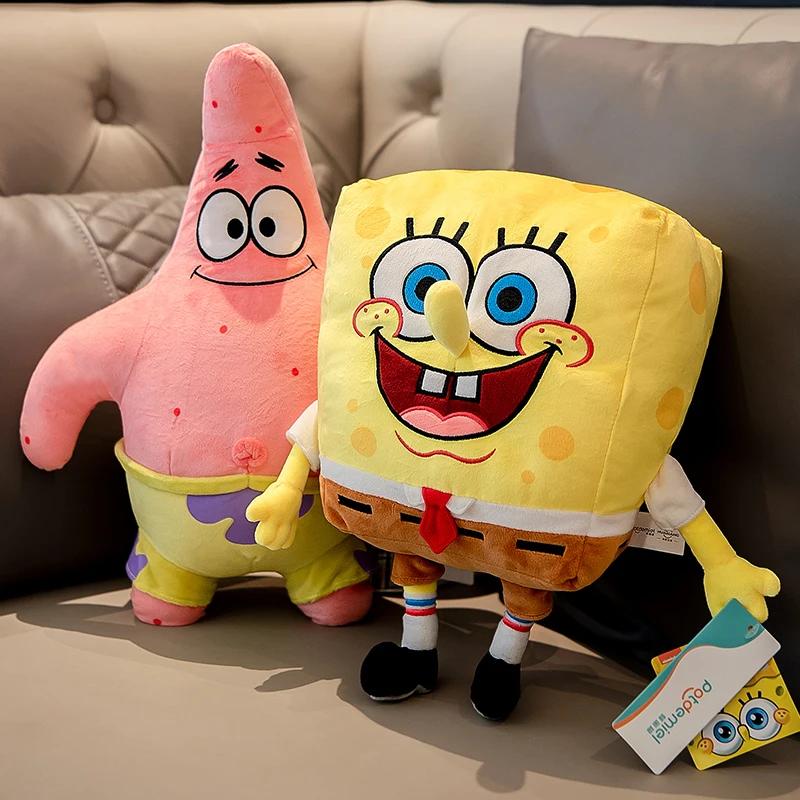 Anime peluche poupée Bob l'éponge Peluches poupée Squarepants Patrick étoile calmaraire Eugene Krabs