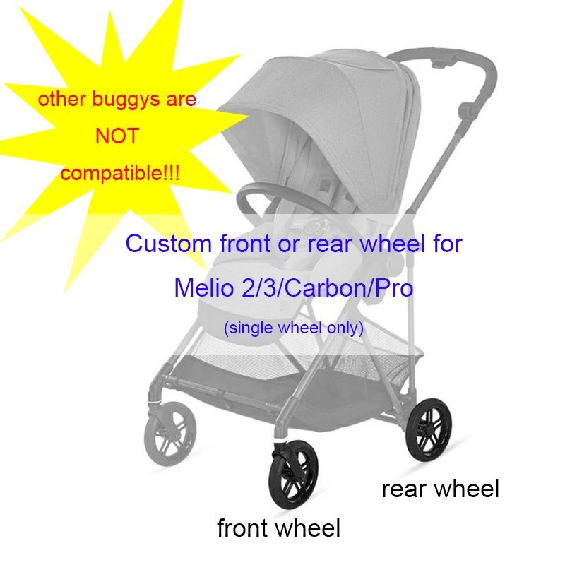 Seulement roue avant ou arrière Melio 17CM pour accessoires de Buggy Cybex Melio série 2/3/Carbon/Pr