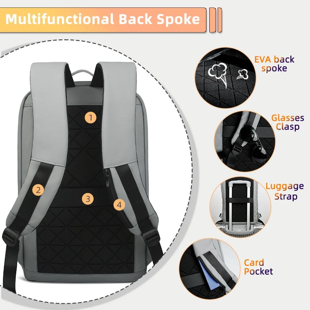 Sac à dos Heroic Knight pour ordinateur portable 14 "pour homme, sac d'affaires multifonctionnel, sa