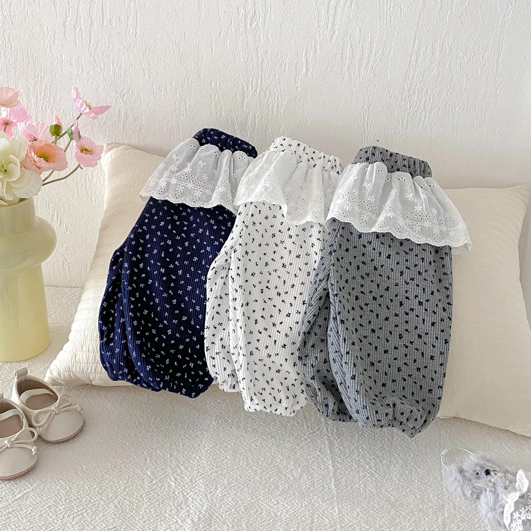 Leggings d'automne pour bébés filles, pantalons longs de style coréen pour nourrissons et tout-petit