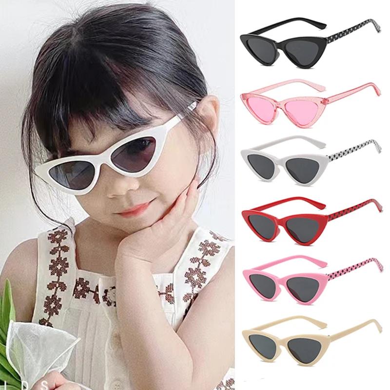 Lunettes de soleil pour enfants, œil de chat mignon, à la mode, pour filles, garçons, bébés, enfants
