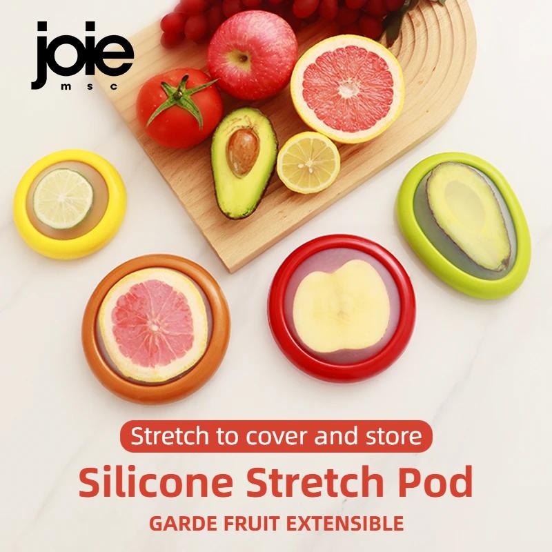 Joie – boîte de rangement en Silicone, récipient pour fruits et légumes, dosette extensible hermétiq