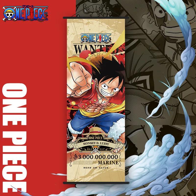 Nouveau une pièce longue mur défilement dessin animé singe D. Luffy défilement affiche Anime marchan