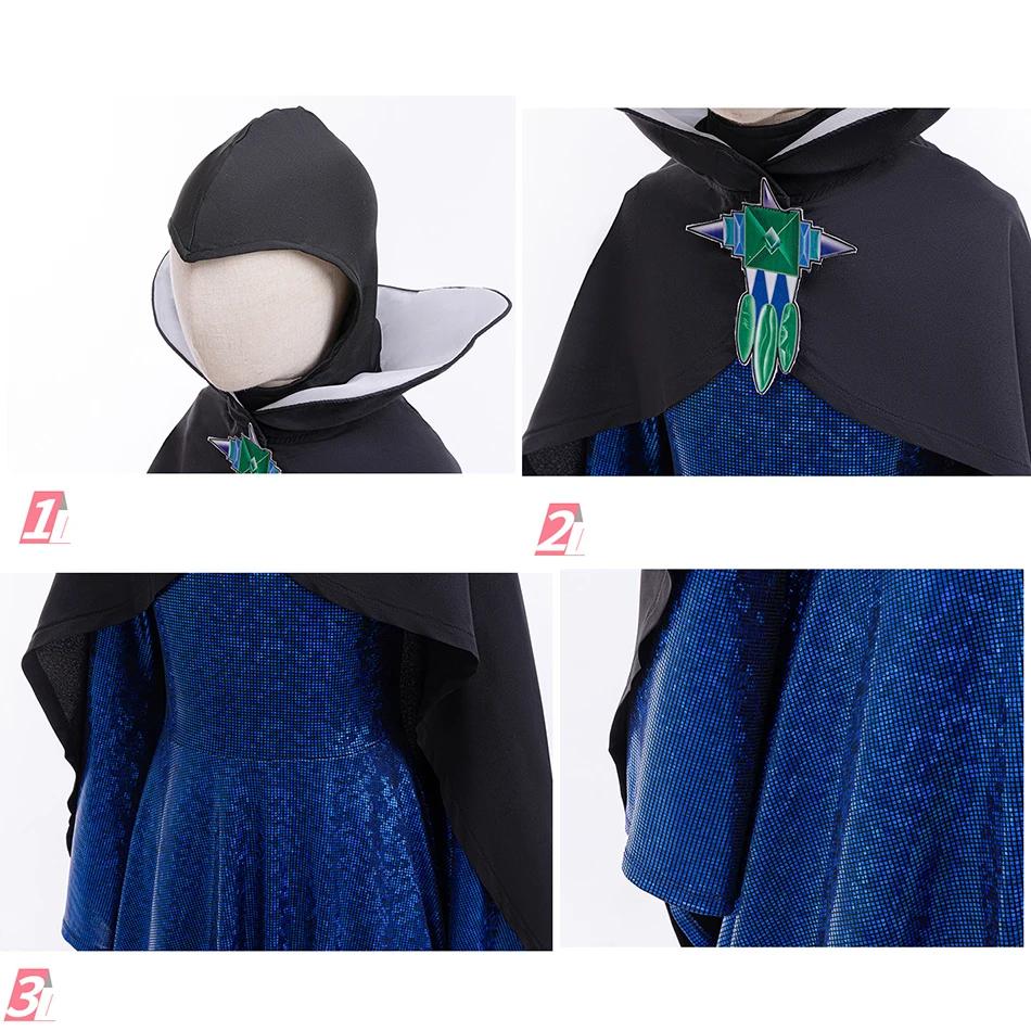 Costume de reine maléfique blanche-neige pour filles, vêtements de spectacle sur scène pour enfants,