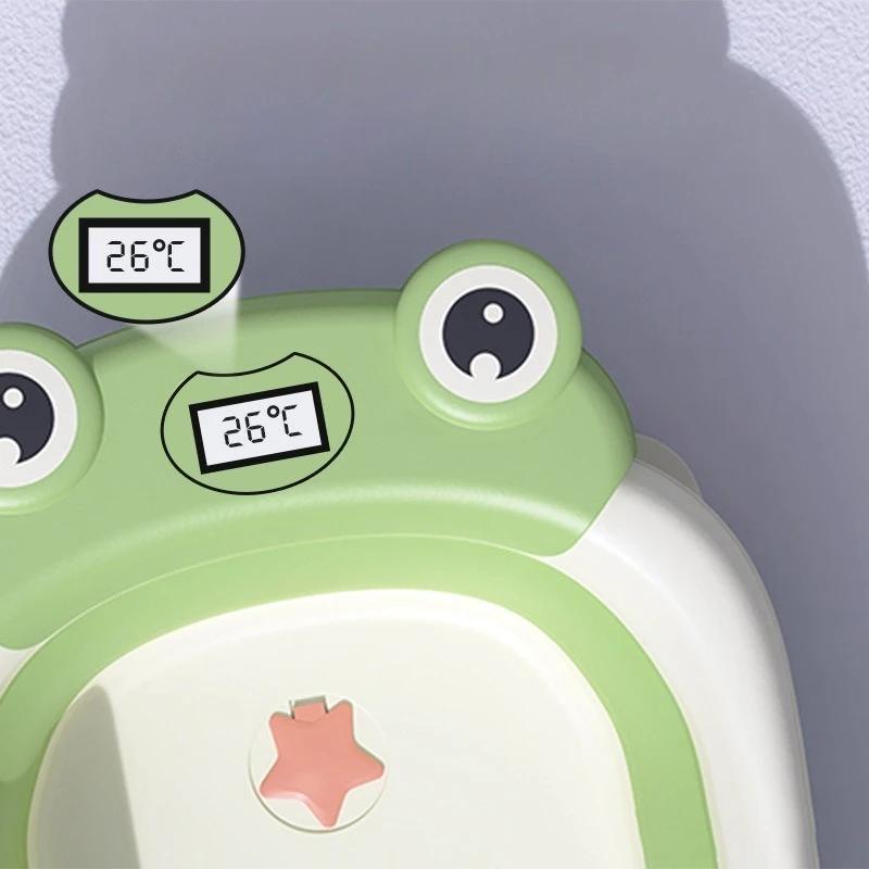 Baignoire pour enfants en promotion, baignoire pliable pour nouveau-nés avec détection intelligente